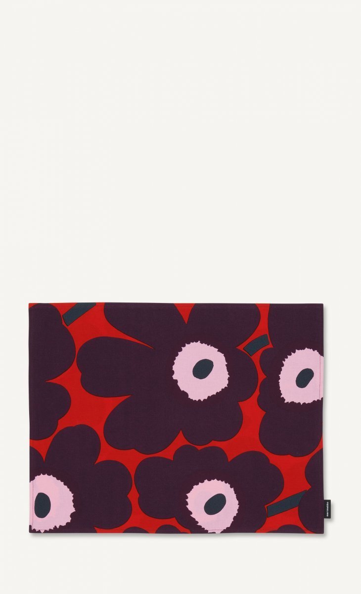 Marimekko Pieni Unikko Tabletti Punainen Violetti Vaaleanpunainen 31x42 Cm  - Keittiö